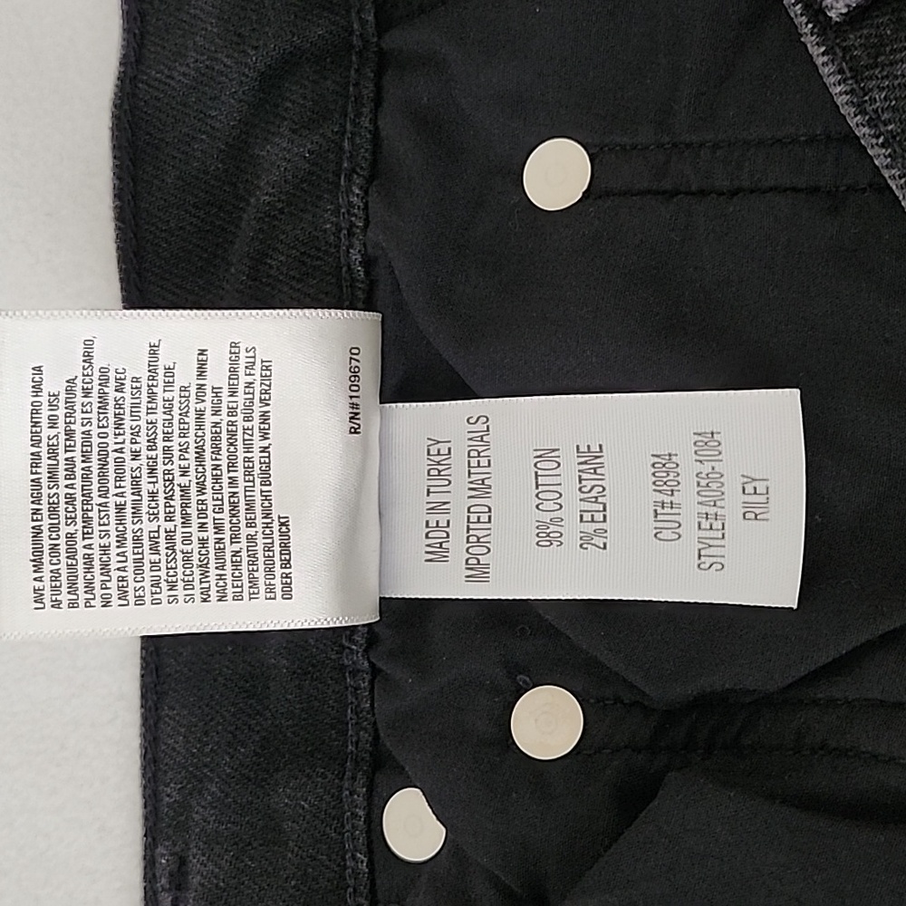 Agolde Riley Jeans High Rise Straight Crop Leg - Picture 10 of 16